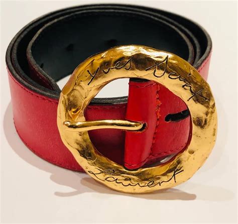 ysl ladies leather belts|ysl belt vintage.